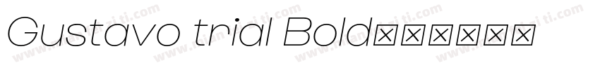 Gustavo trial Bold字体转换